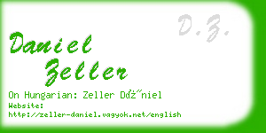 daniel zeller business card